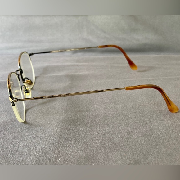 Lawrence Eyewear Italy Overlooking Gold Men’s Eyeglasses 47-20-145 - Picture 4 of 7